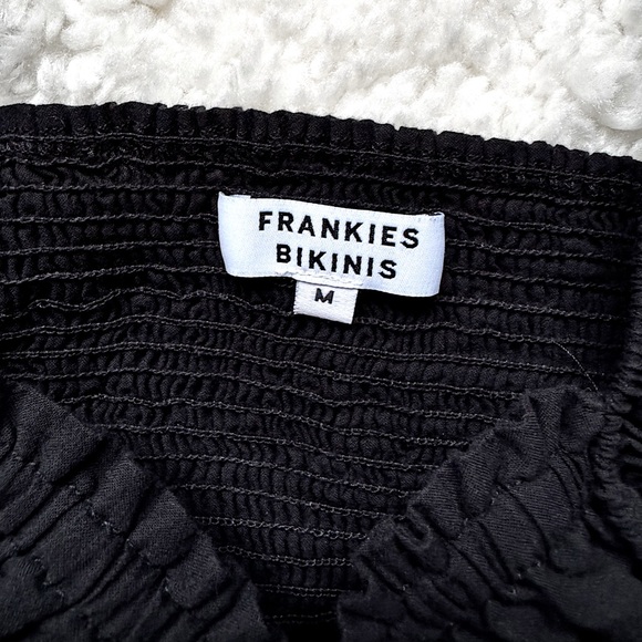 Frankies Bikinis Christabelle Ruffle Maxi Dress black medium - Picture 6 of 7